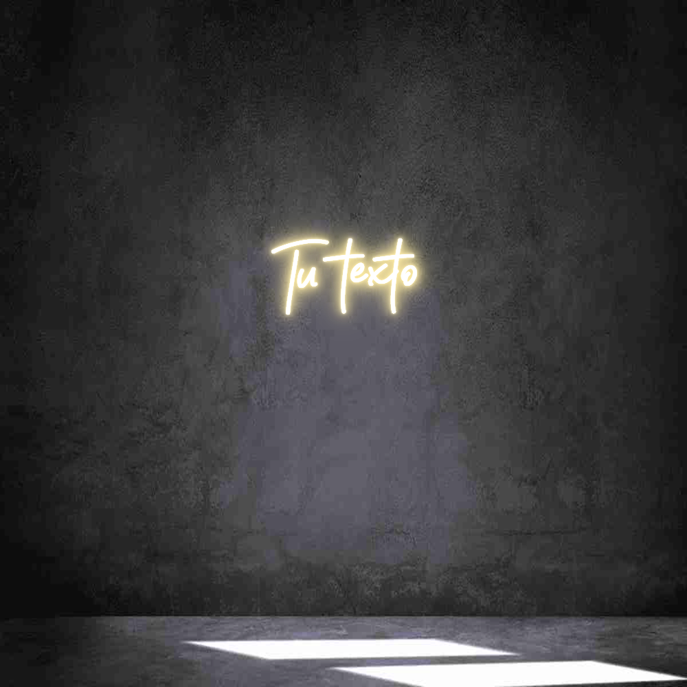 Neon personalizado: Tu texto