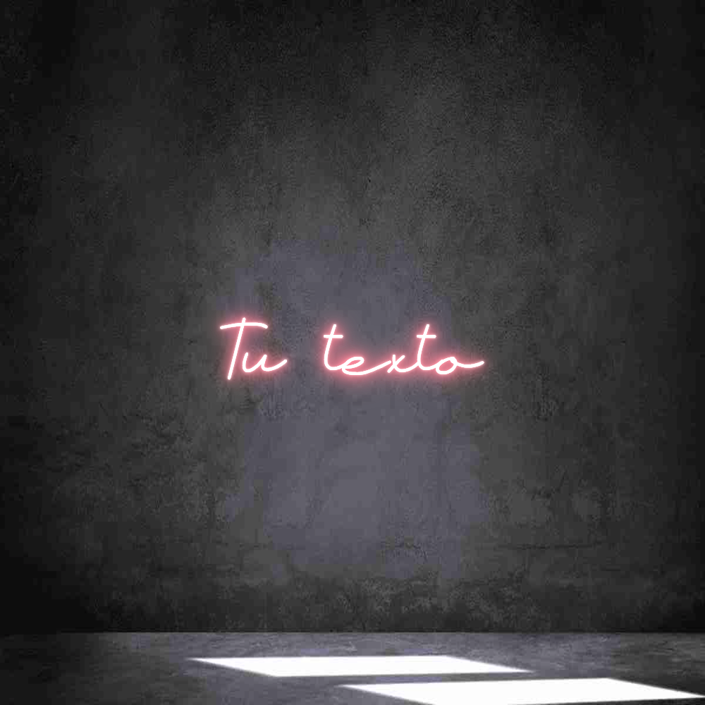 Neon personalizado: Tu texto