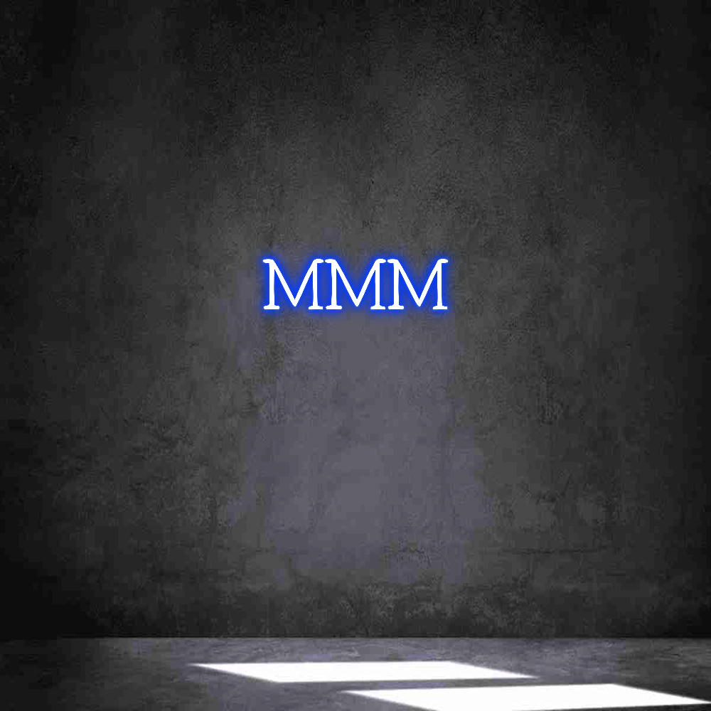 Neon personalizado: MMM