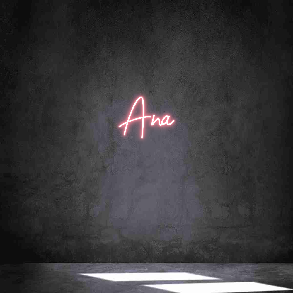 Neon personalizado: Ana