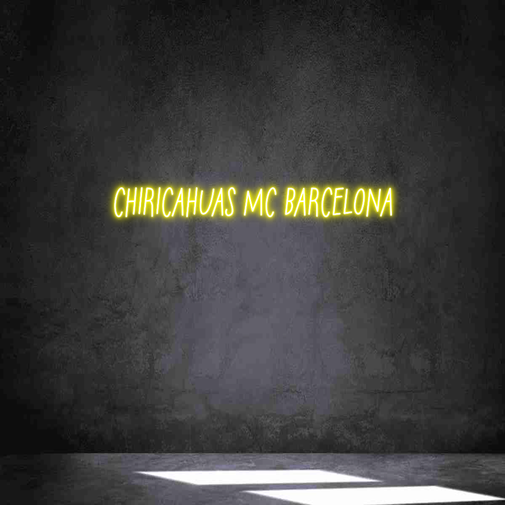 Neon personalizado: CHIRICAHUAS ...