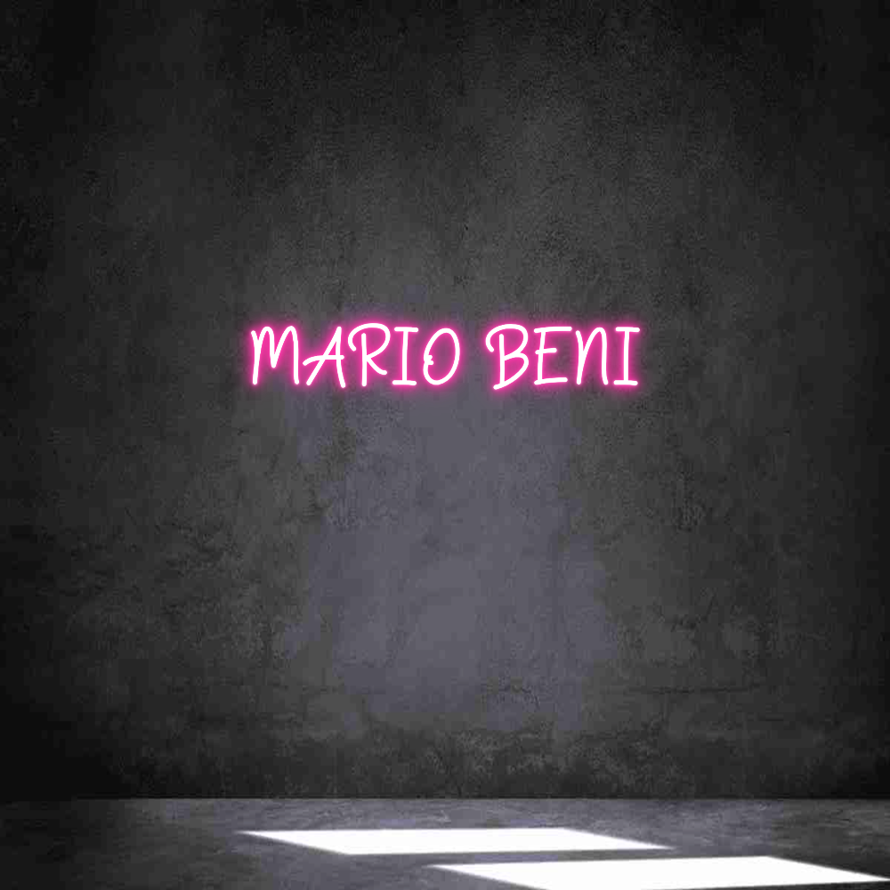 Neon personalizado: MARIO BENI