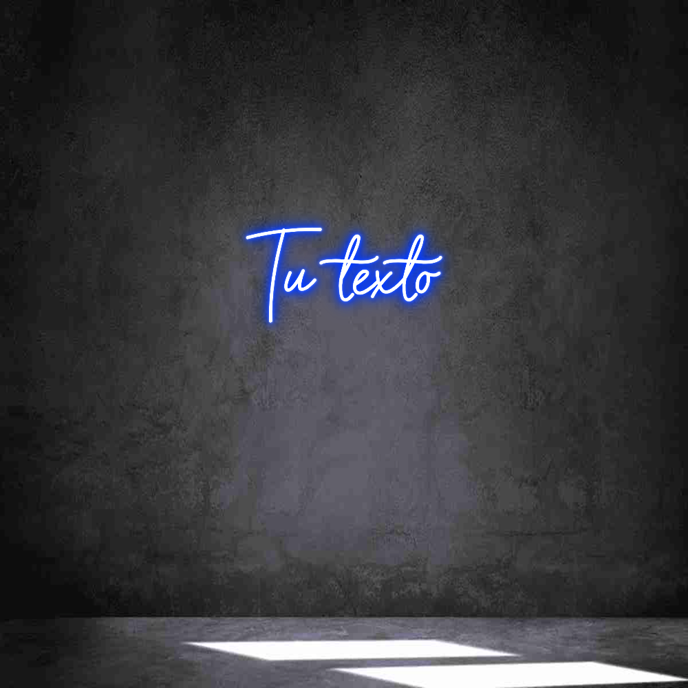 Neon personalizado: Tu texto