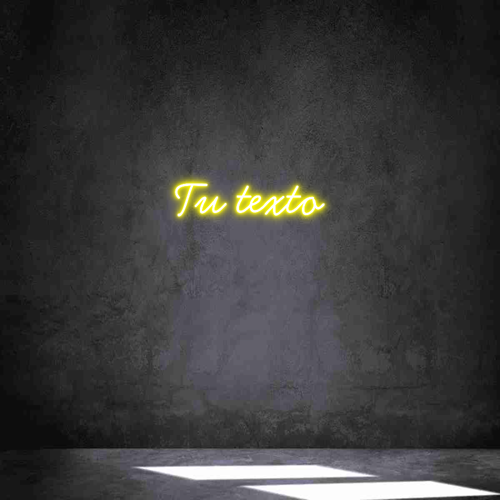 Neon personalizado: Tu texto