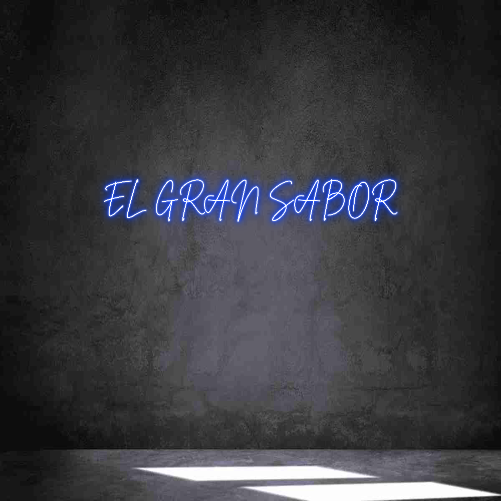Neon personalizado: EL GRAN SABOR