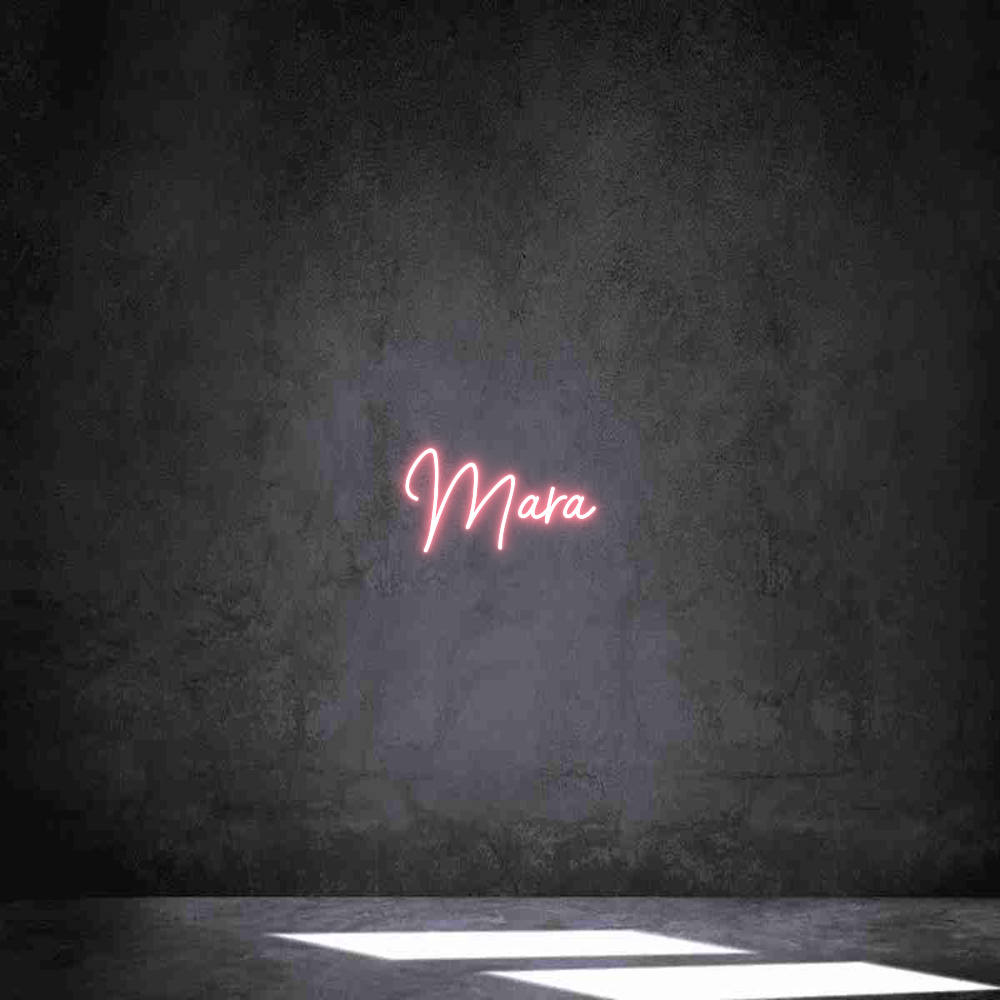 Neon personalizado: Mara