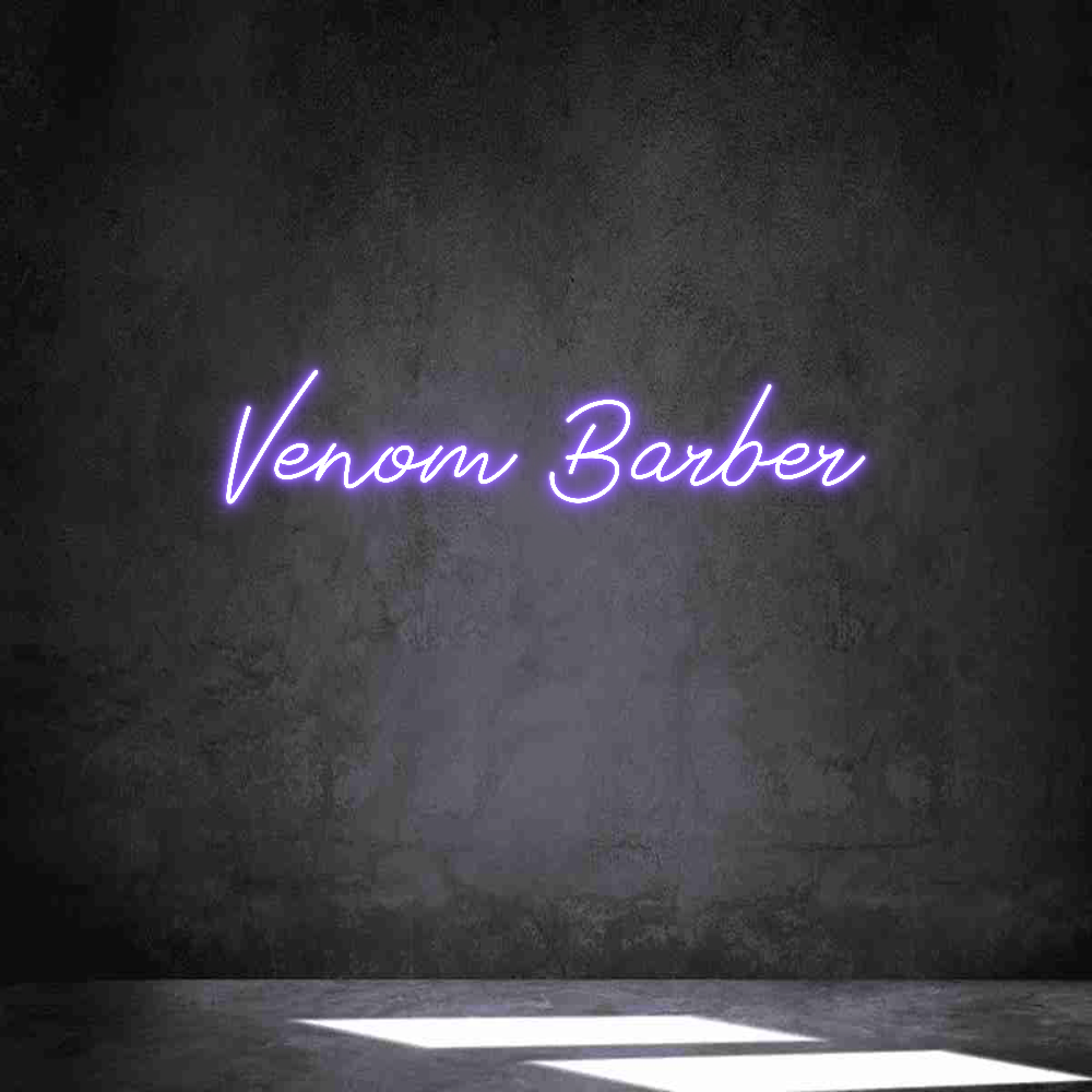 Neon personalizado: Venom Barber