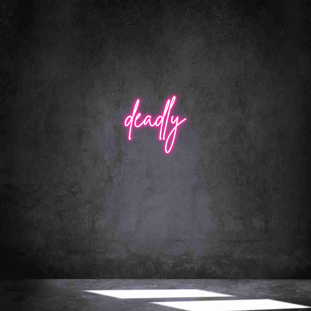 Neon personalizado: deadly