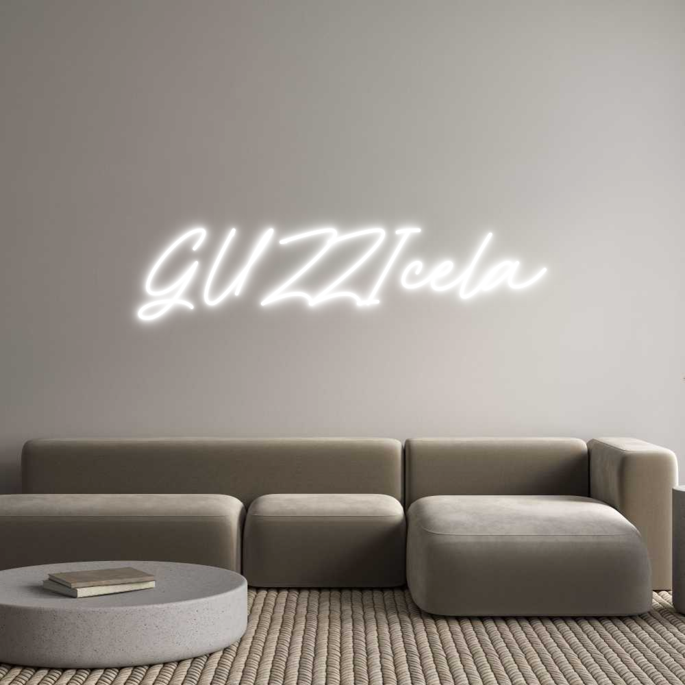 Neon personalizado: GUZZIcela