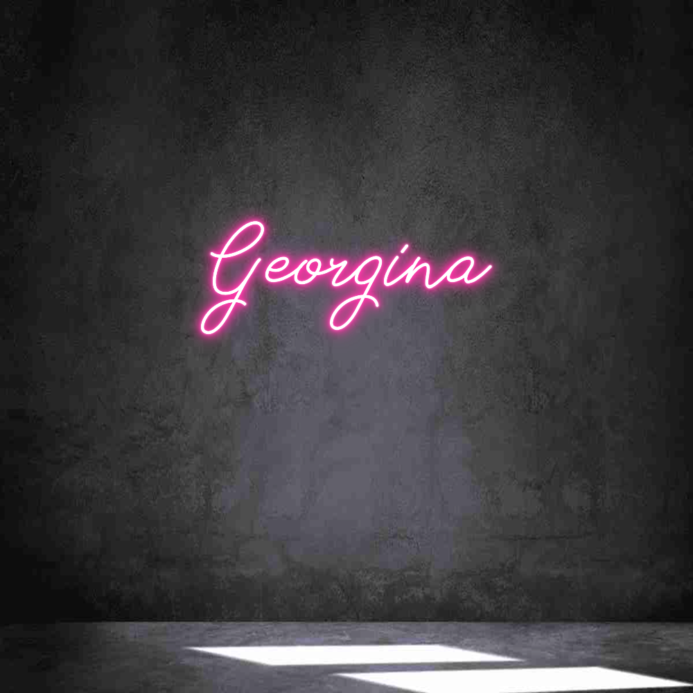 Neon personalizado: Georgina