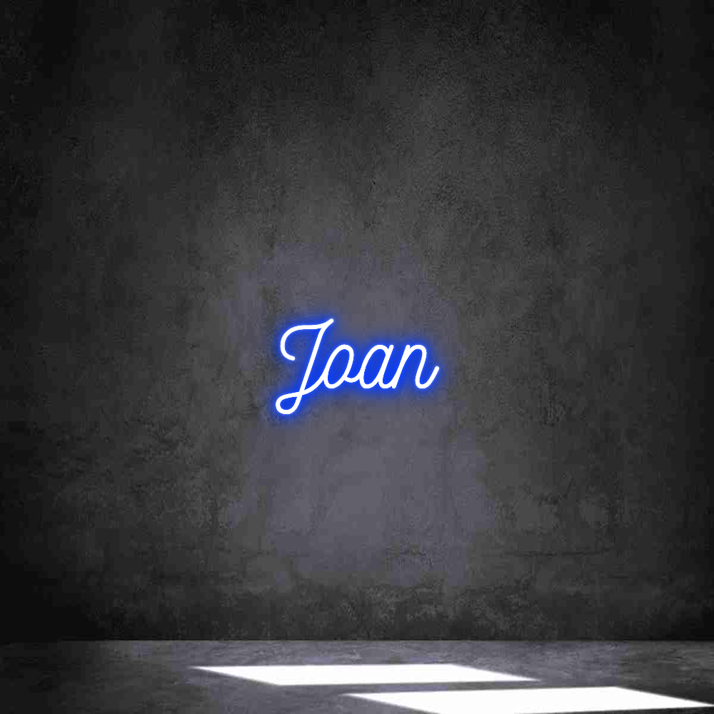Neon personalizado: Joan