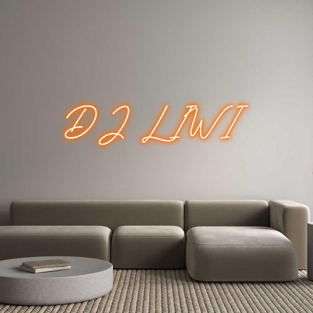 Neon personalizado: DJ LIWI