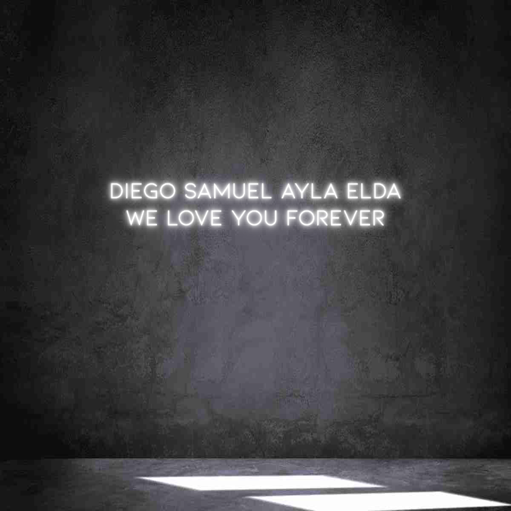 Neon personalizado: Diego Samuel ...