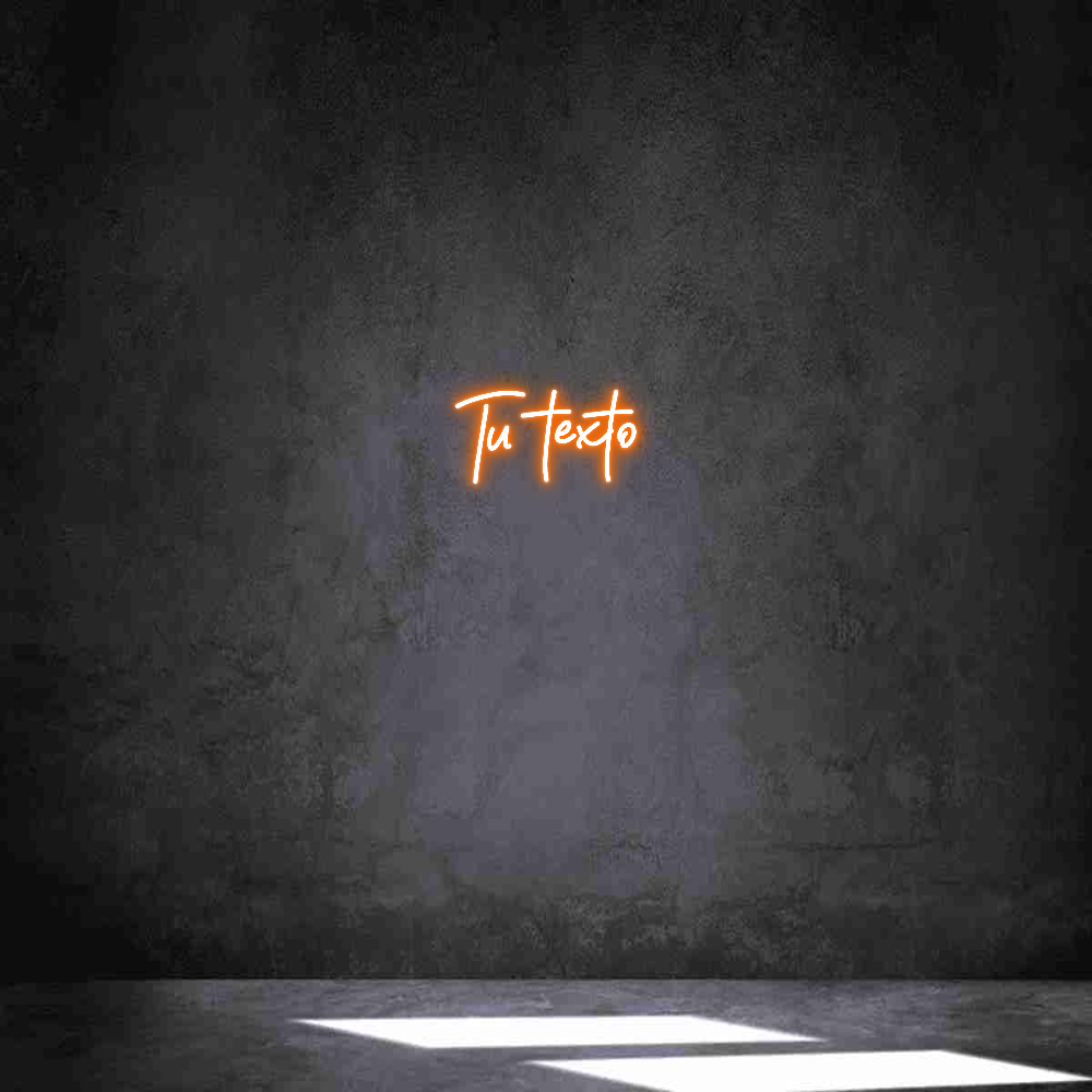 Neon personalizado: Tu texto