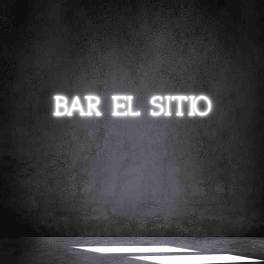 Neon personalizado: BAR EL SITIO