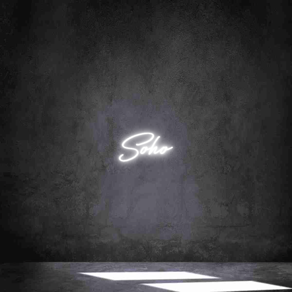Neon personalizado: Soho