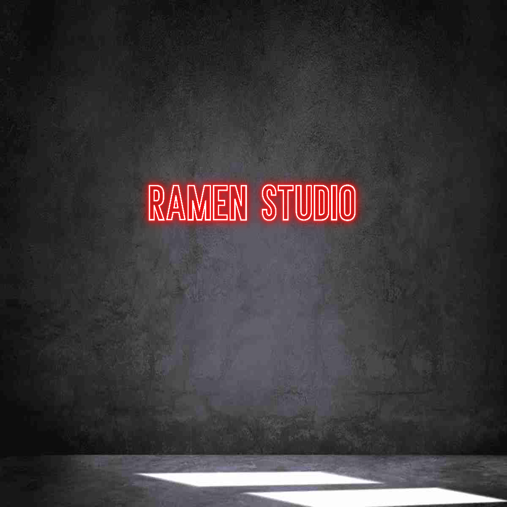 Neon personalizado: Ramen Studio