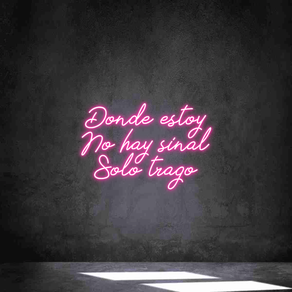 Neon personalizado: Donde estoy
...