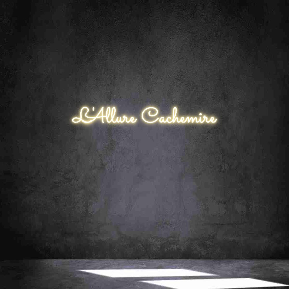 Neon personalizado: L'Allure Cach...