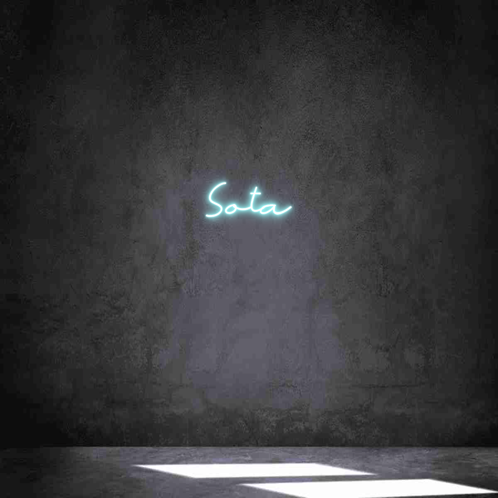 Neon personalizado: Sota