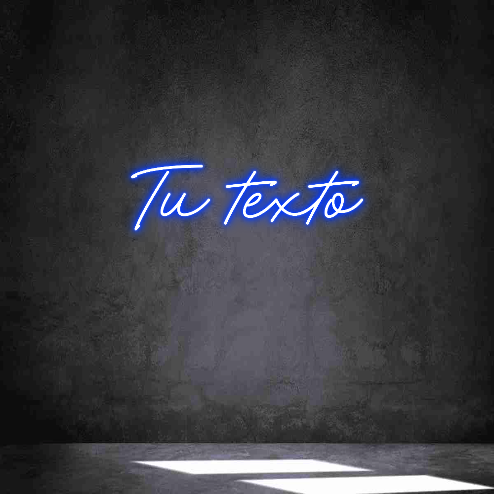Neon personalizado: Tu texto