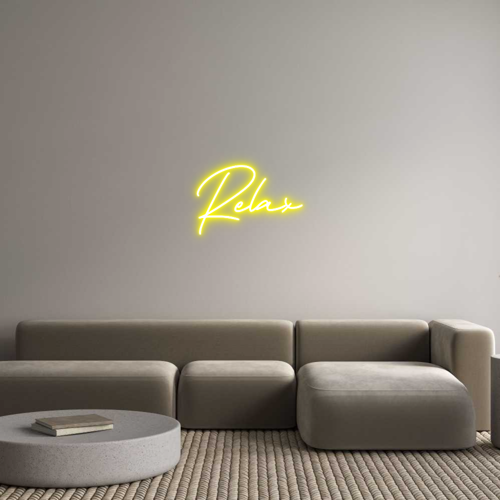 Neon personalizado: Relax