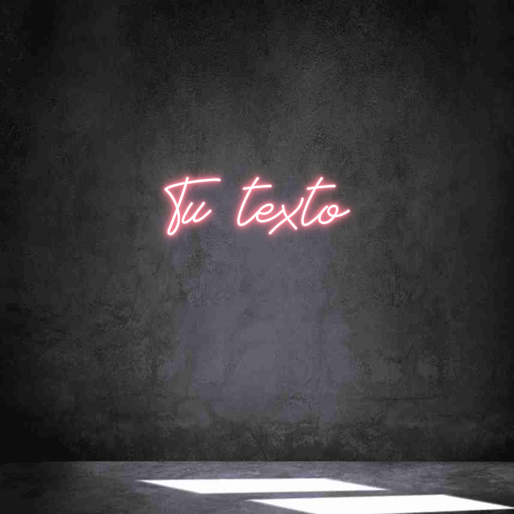 Neon personalizado: Tu texto