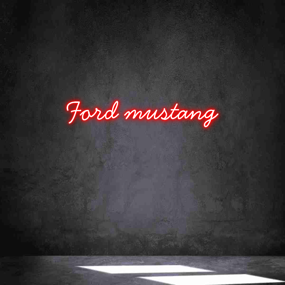 Neon personalizado: Ford mustang