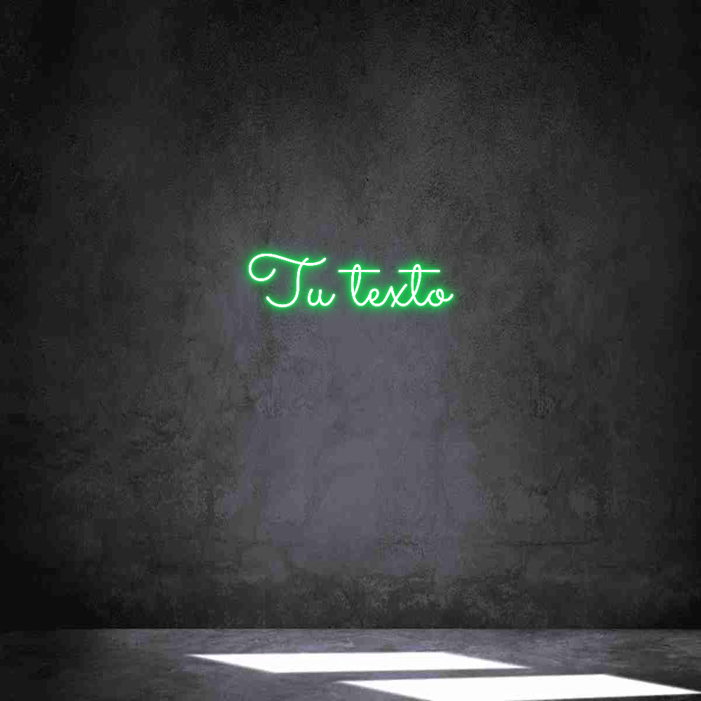 Neon personalizado: Tu texto