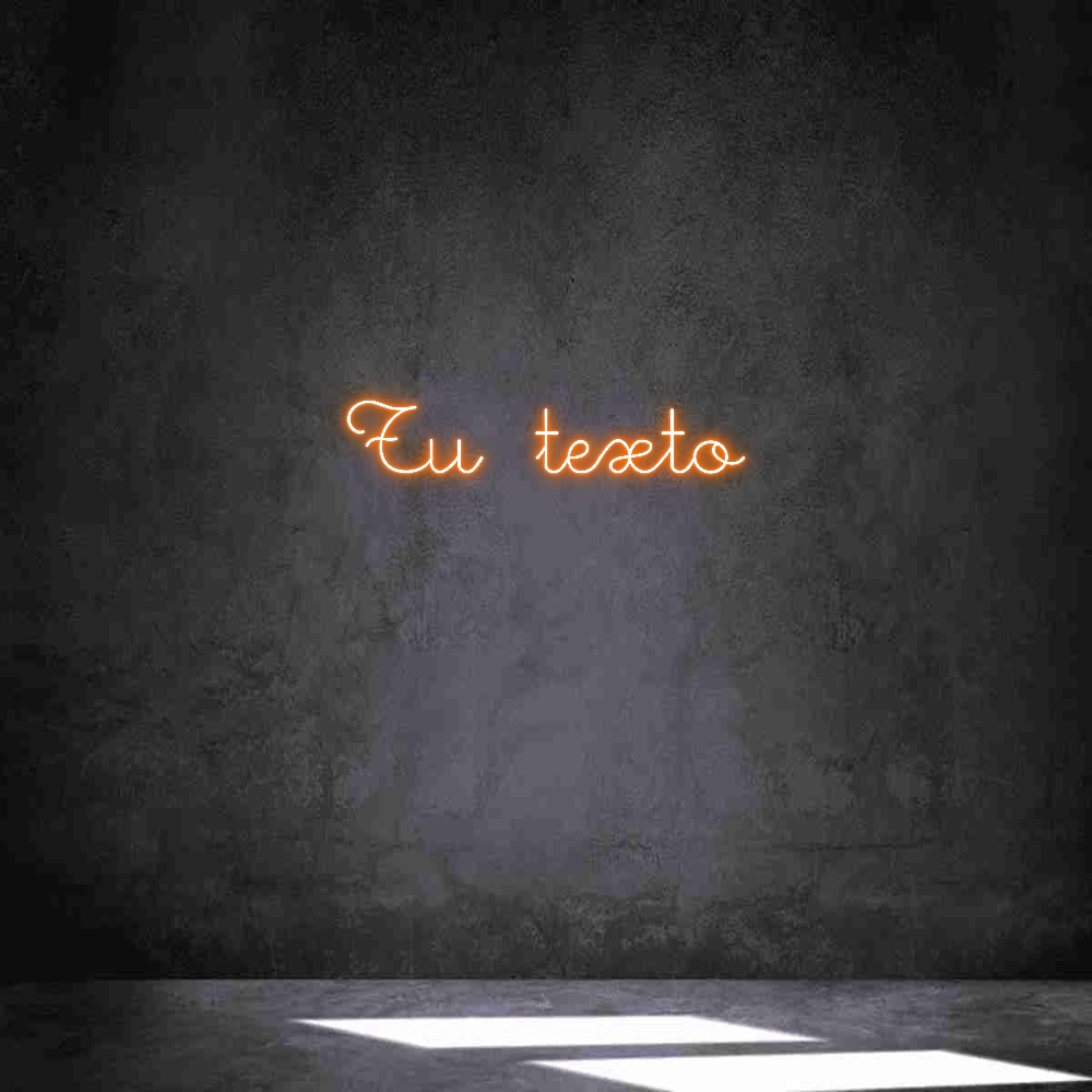 Neon personalizado: Tu texto