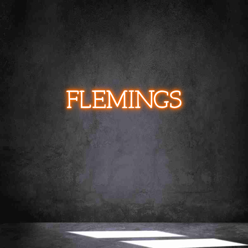 Neon personalizado: FLEMINGS