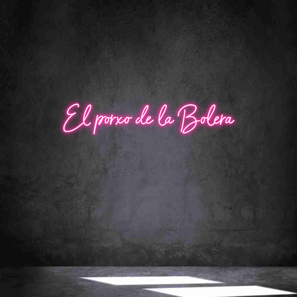 Neon personalizado: El porxo de l...