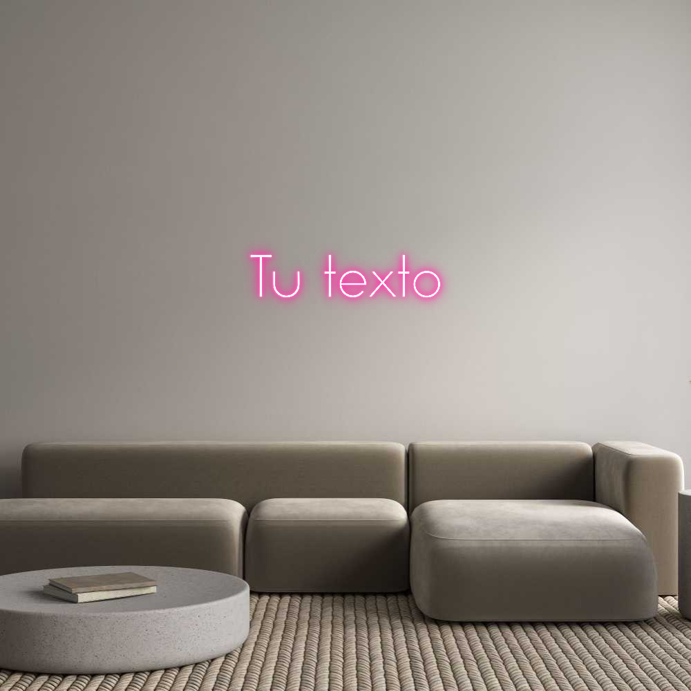 Neon personalizado: Tu texto