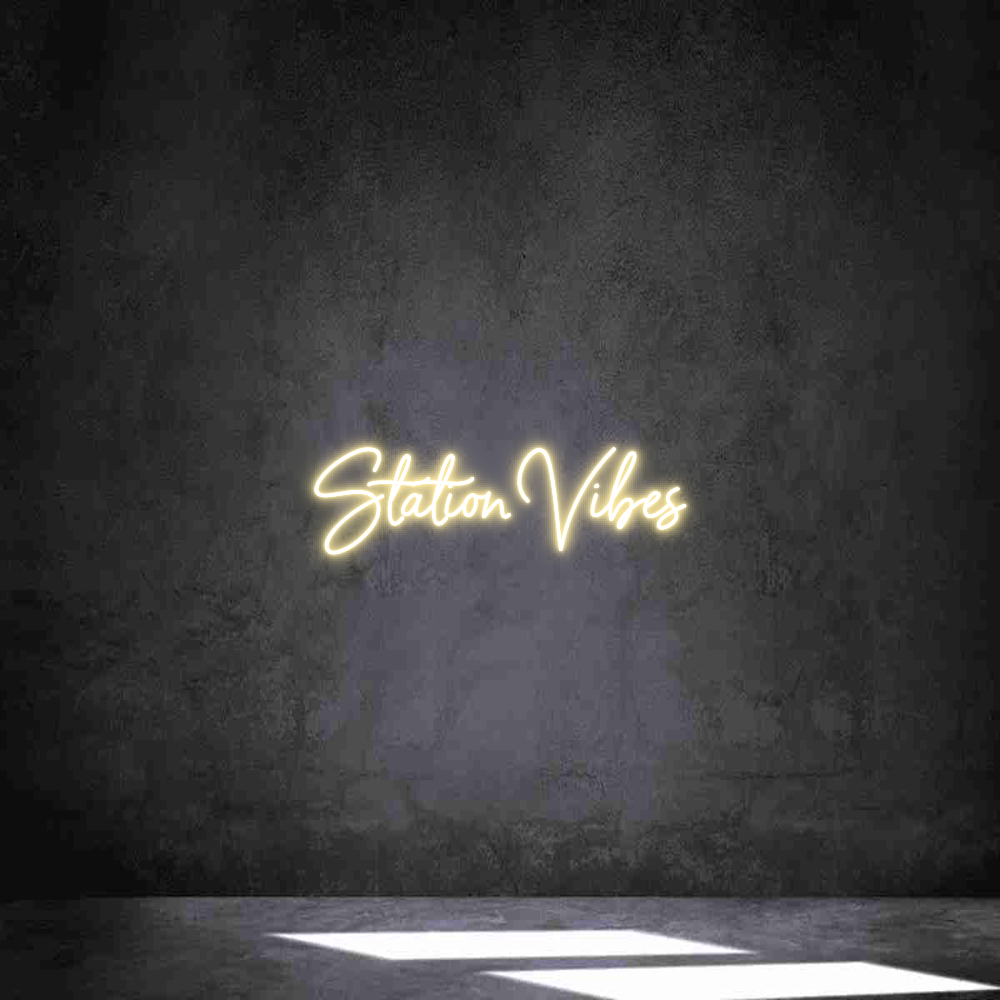 Neon personalizado: Station Vibes