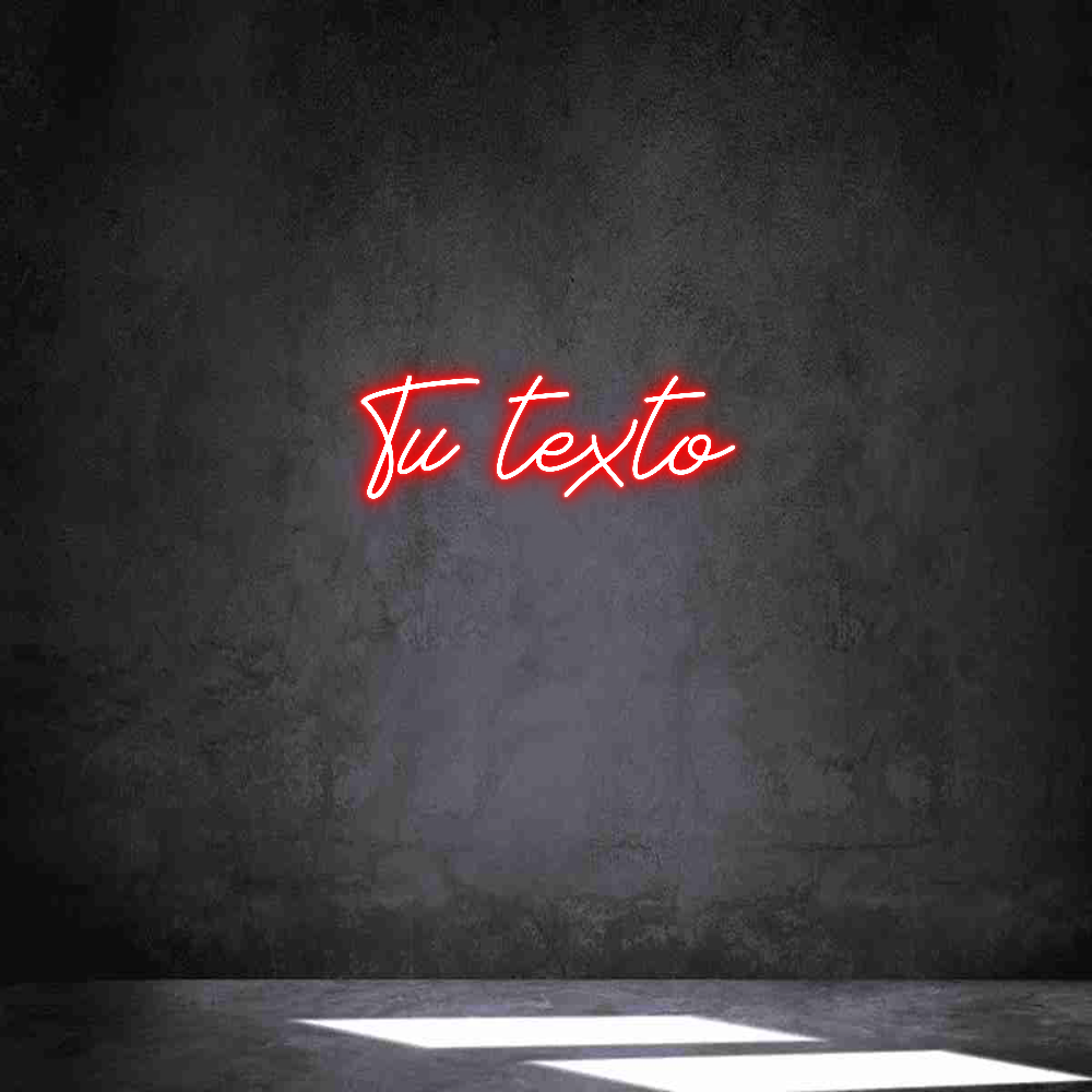 Neon personalizado: Tu texto