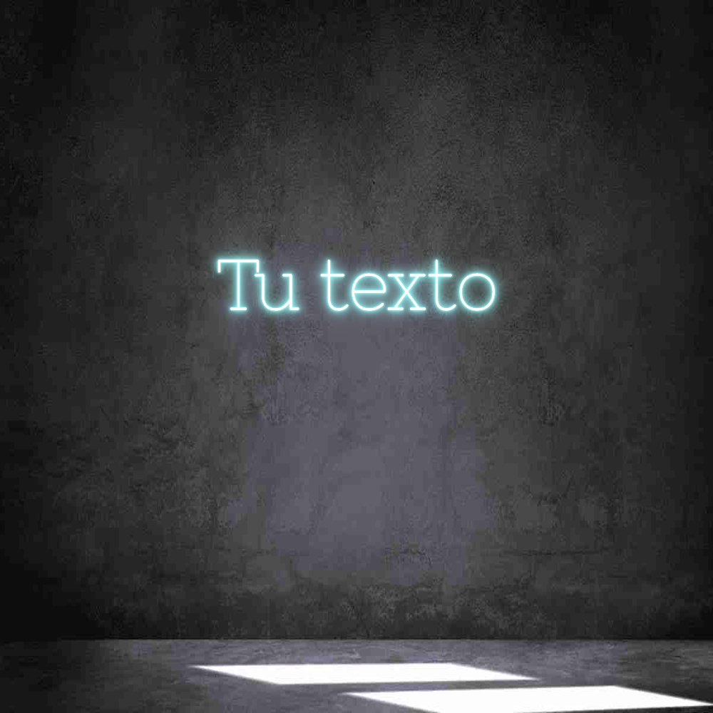 Neon personalizado: Tu texto