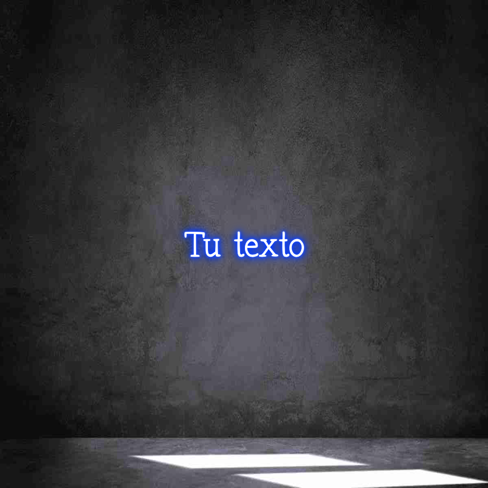 Neon personalizado: Tu texto