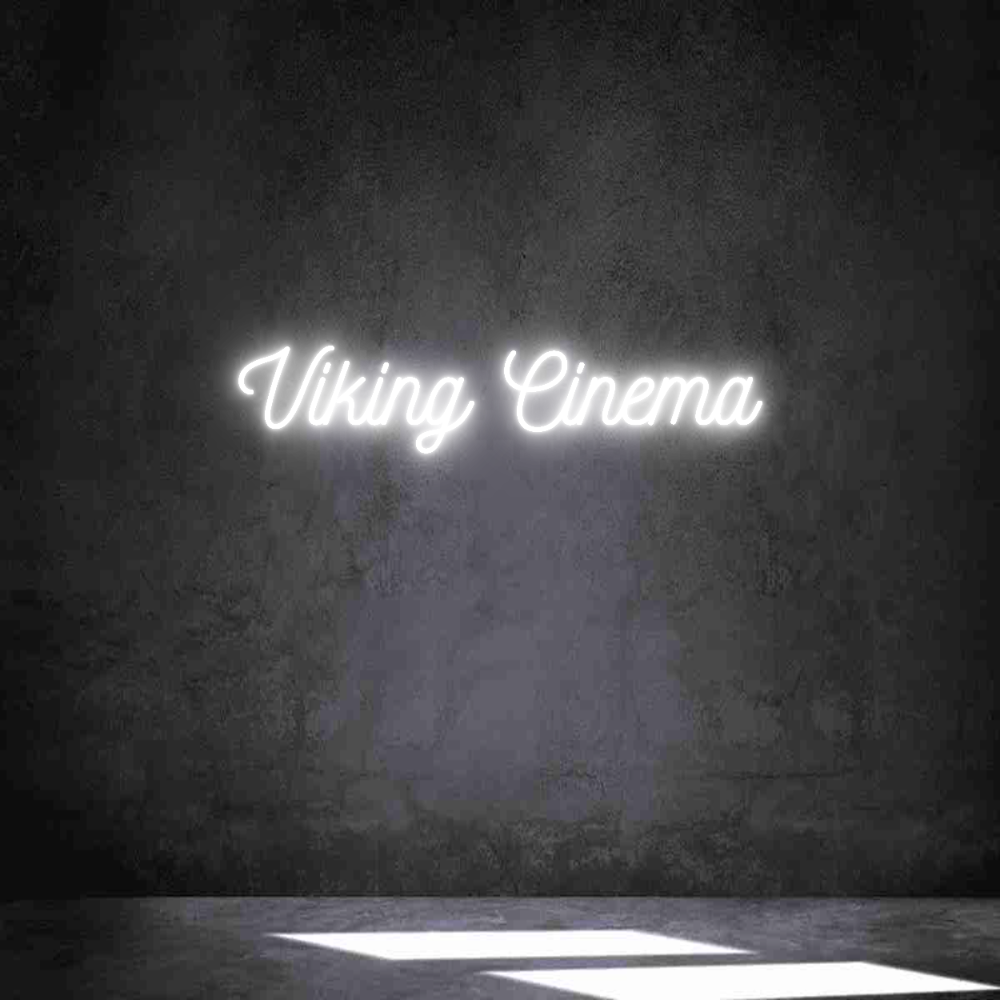 Neon personalizado: Viking Cinema