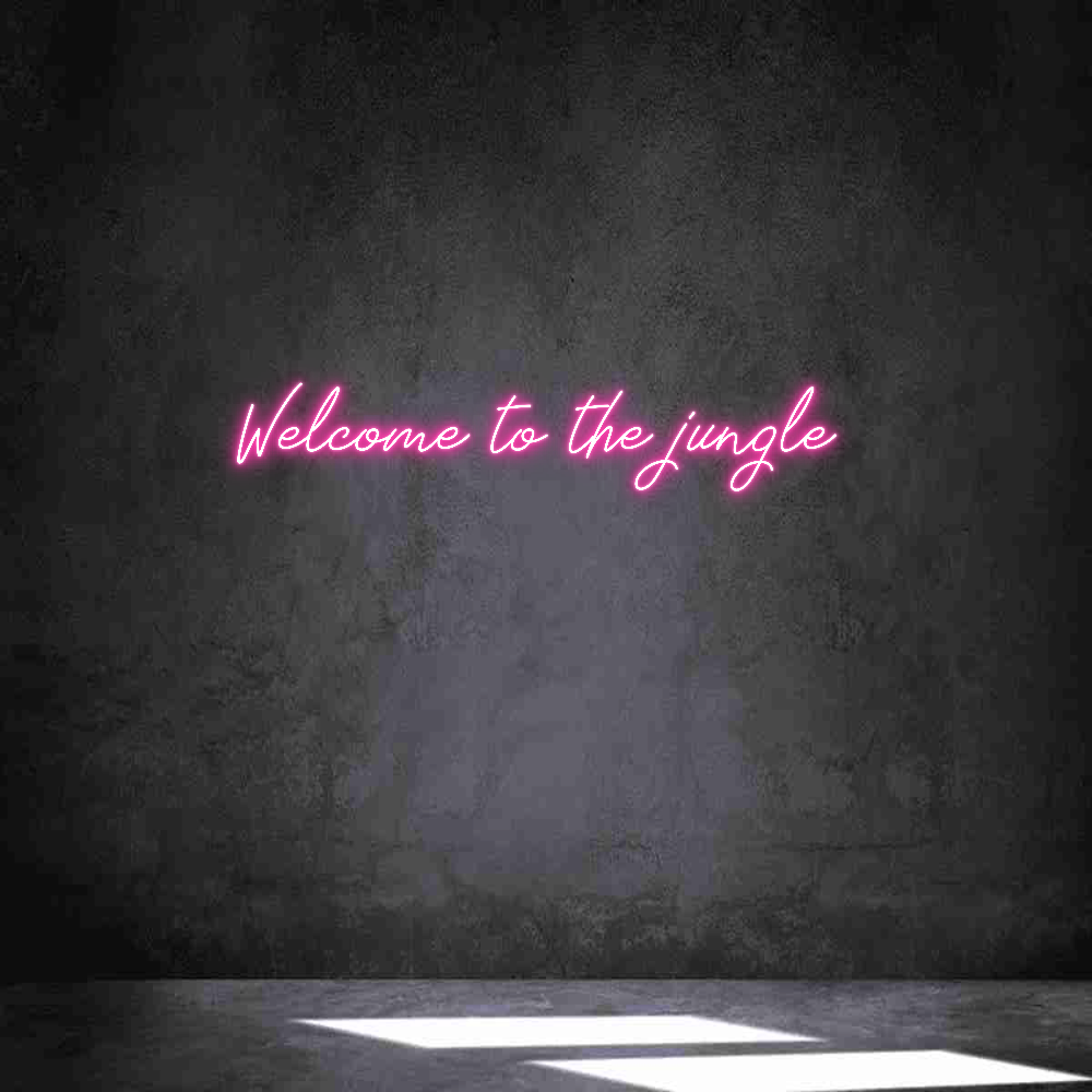 Neon personalizado: Welcome to th...