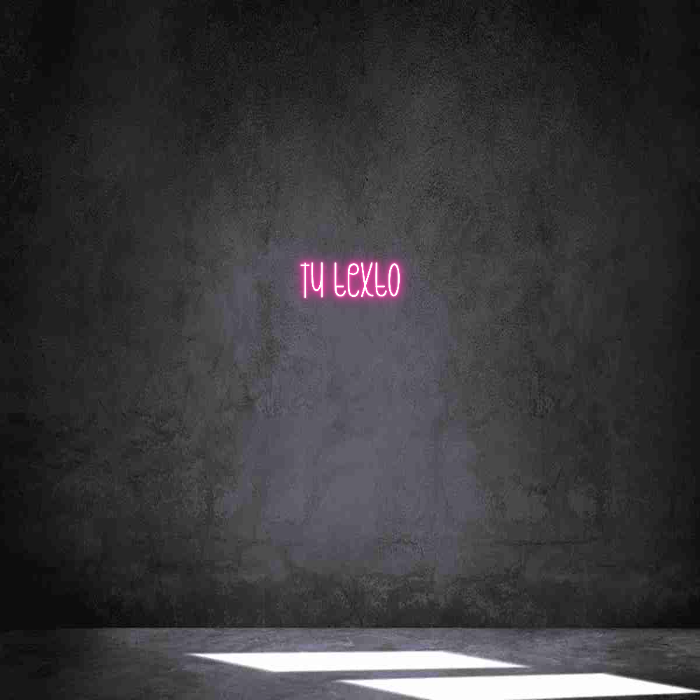Neon personalizado: Tu texto