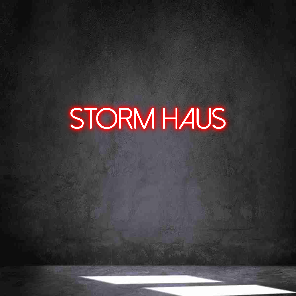 Neon personalizado: STORM HAUS