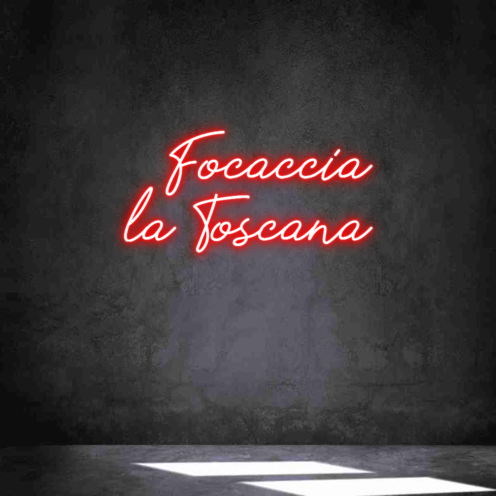 Neon personalizado: Focaccia
la ...
