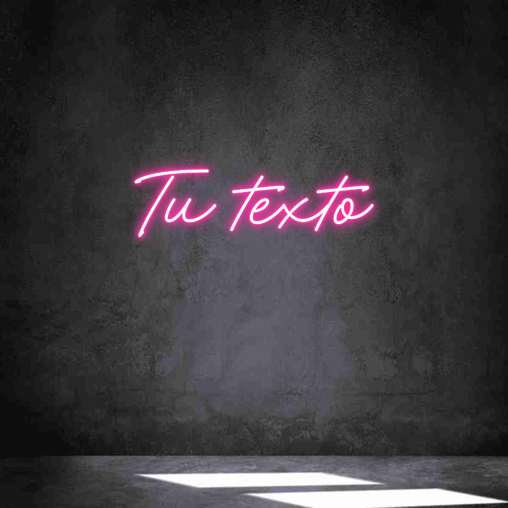 Neon personalizado: Tu texto