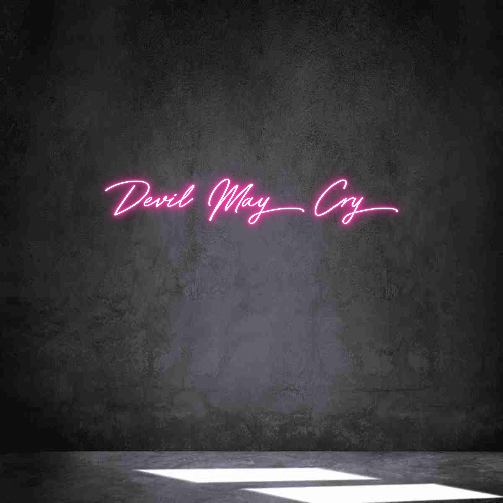 Neon personalizado: Devil May Cry