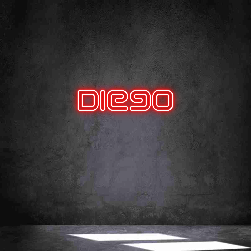 Neon personalizado: Diego