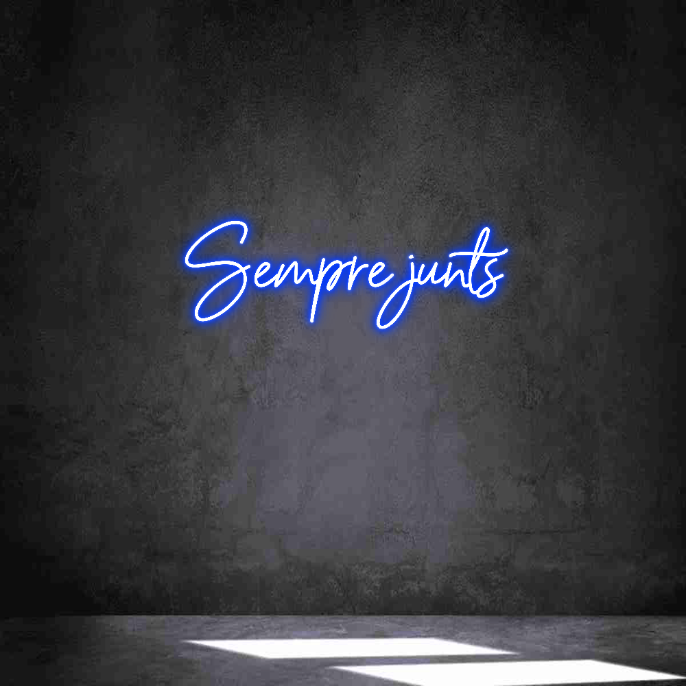 Neon personalizado: Sempre junts