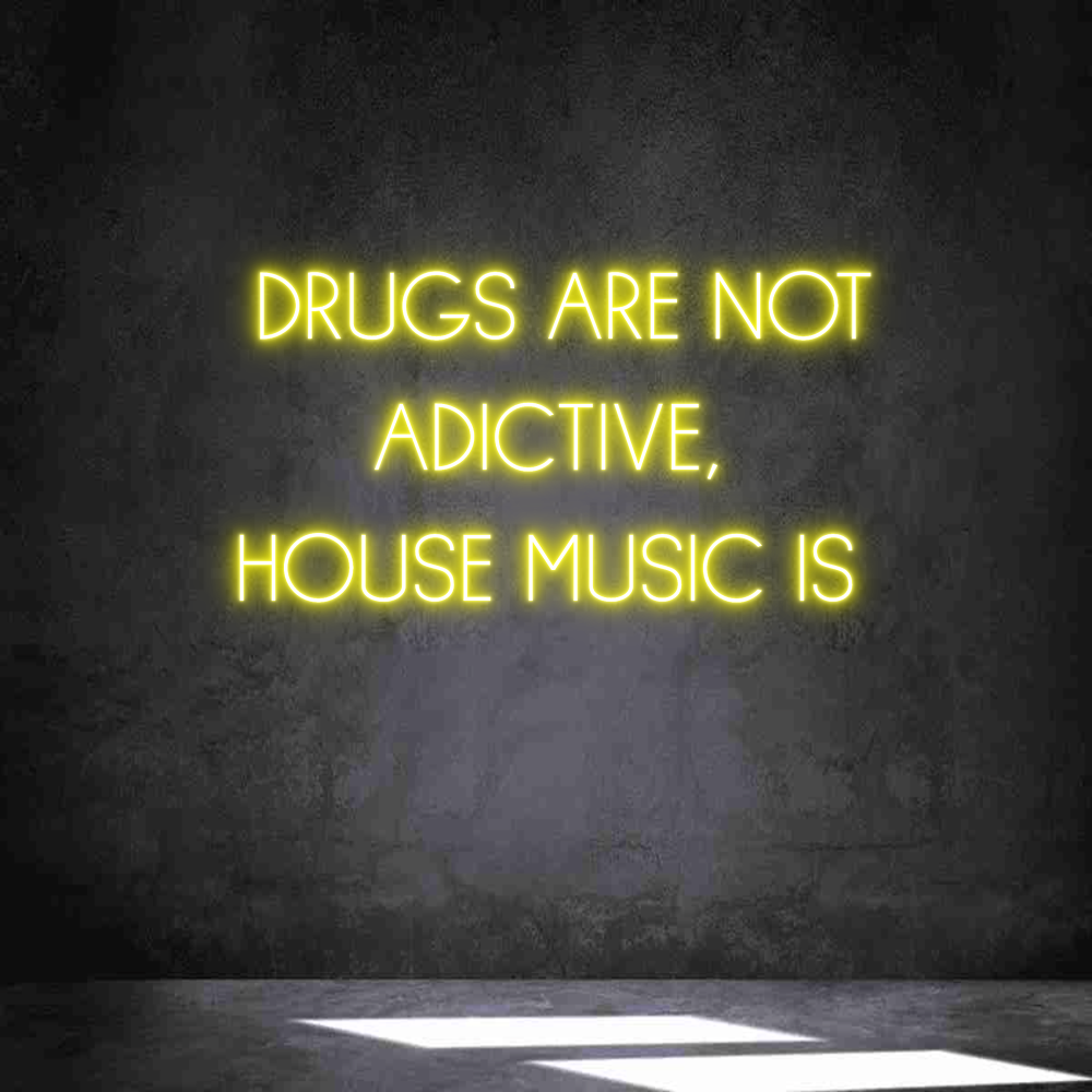 Neon personalizado: DRUGS ARE NO...