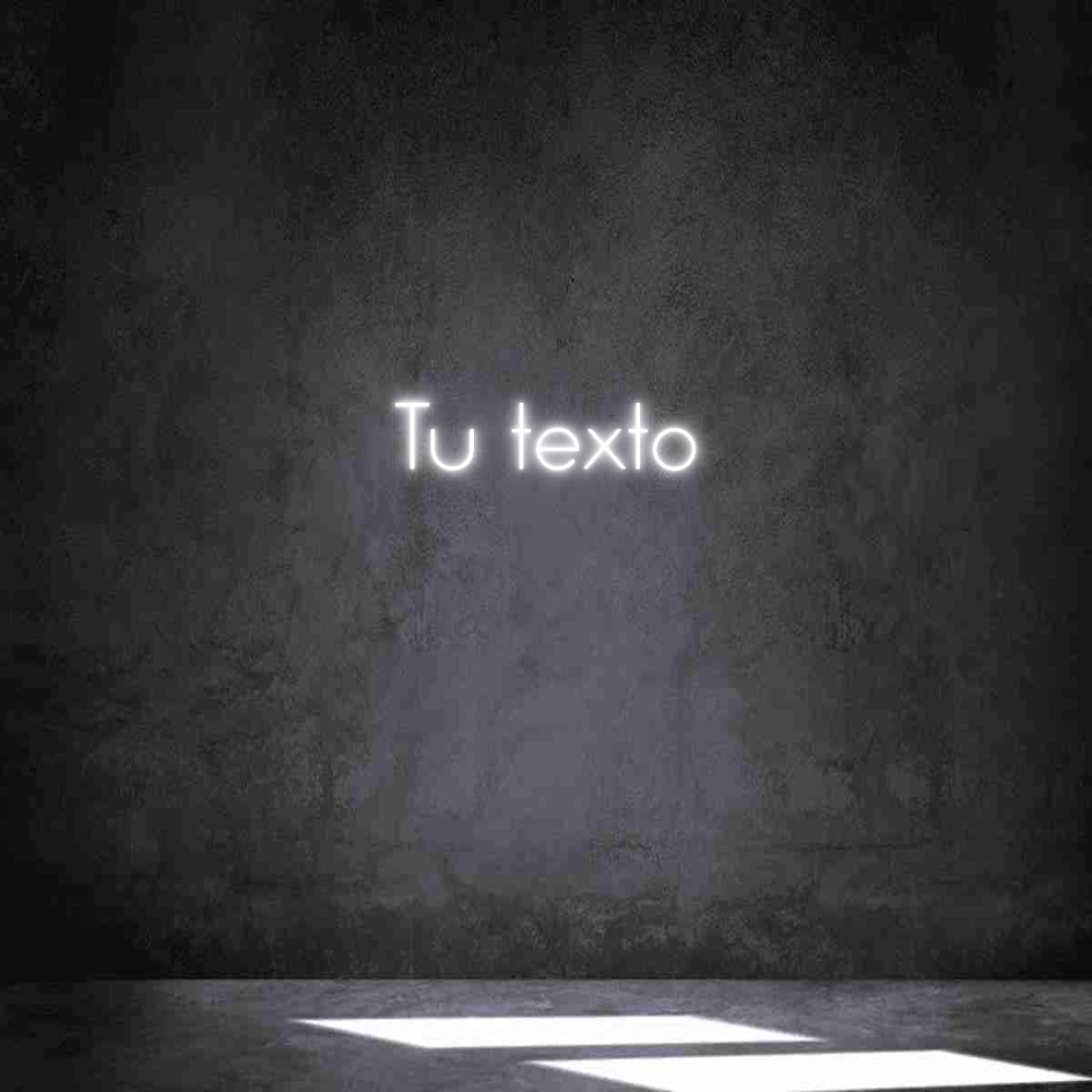 Neon personalizado: Tu texto