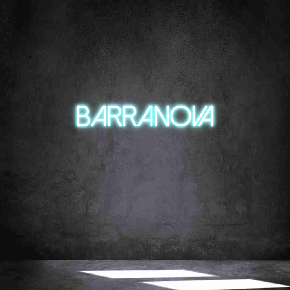 Neon personalizado: Barranova