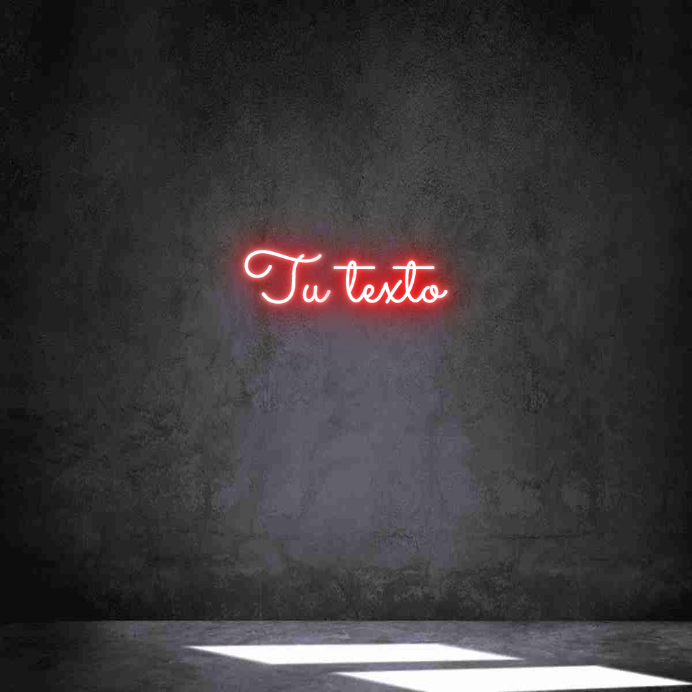 Neon personalizado: Tu texto